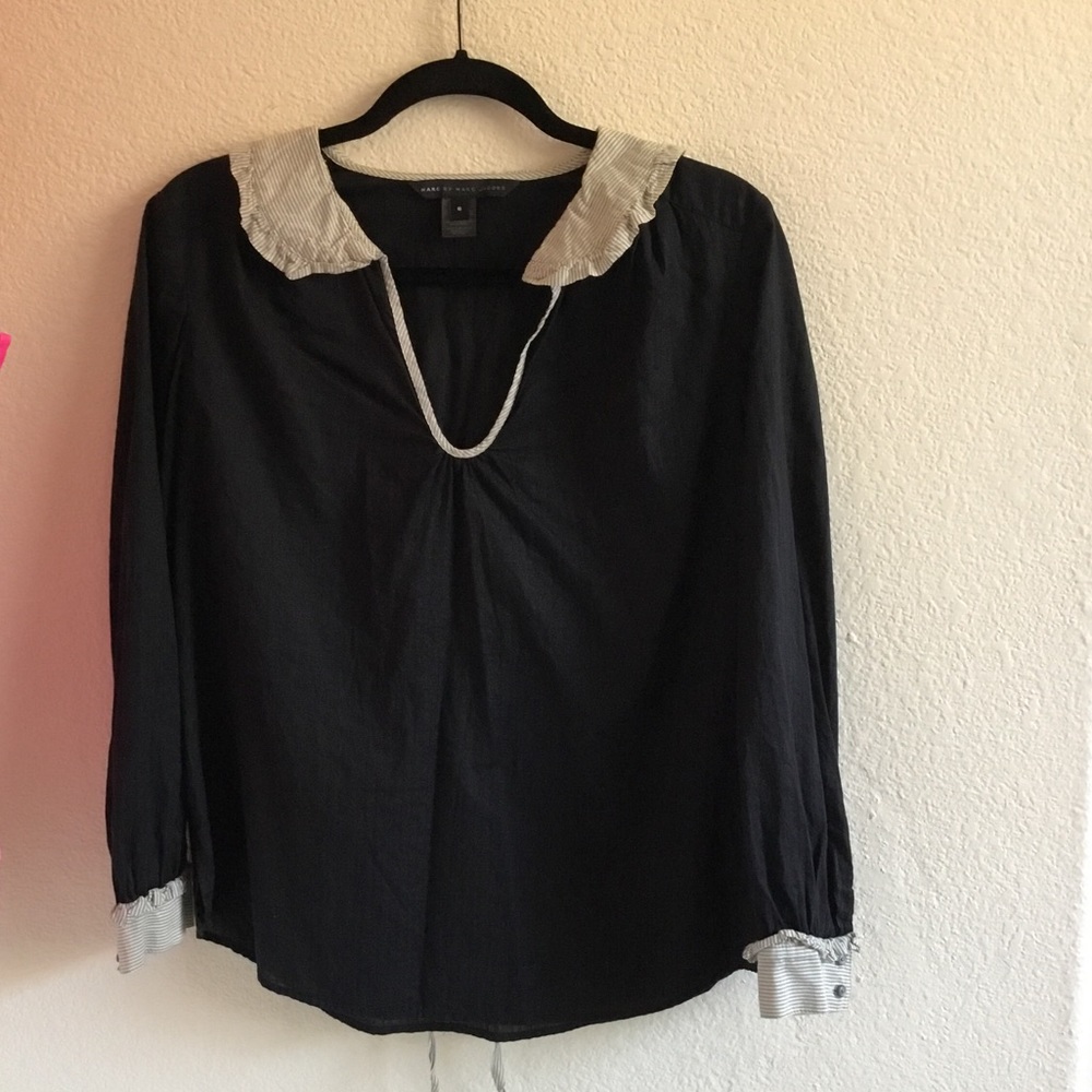 Marc by Marc Jacobs black long sleeve shirt
